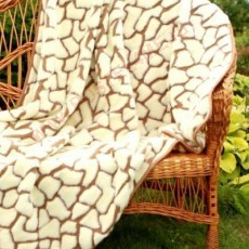 Плед Жираф 100% шерсть мериноса Плед Жираф 100% шерсть мериноса