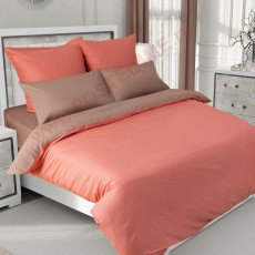 Комплект однотонного постельного белья Coral Haze Комплект однотонного постельного белья Coral Haze